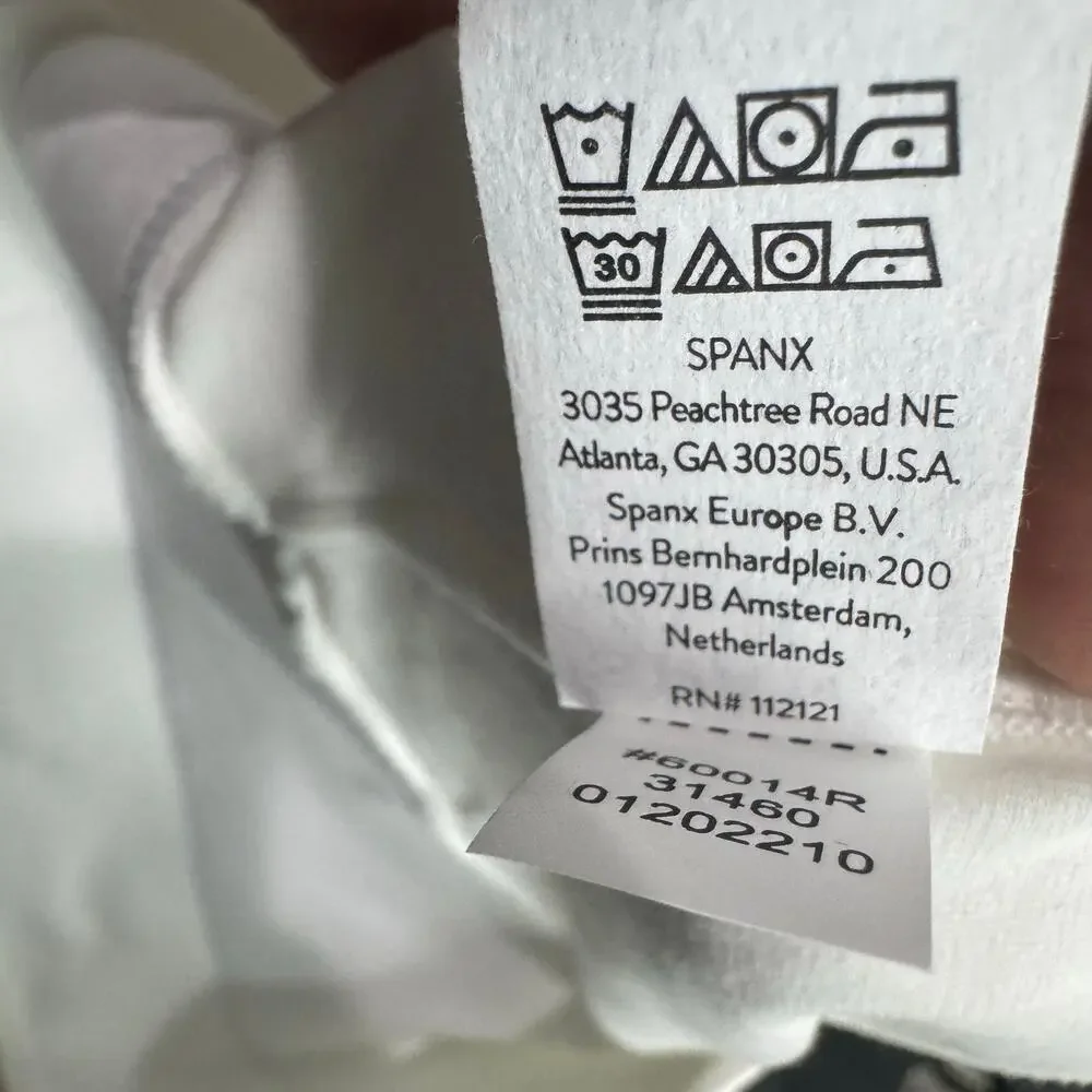 Spanx Men's Shaping Shorts Cotton Boxer Brief Bright White Size Medium NWT